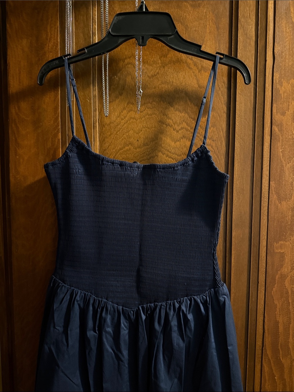 NWT lulus smocked spaghetti strap midi dress